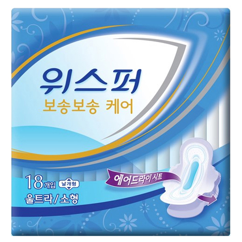 한국피앤지 위스퍼 보송보송케어 울트라 날개 소형 18개 [1팩(18개)... 한국피앤지 위스퍼 보송보송케어 울트라 날개 소형 18개 [1팩(18개)... 